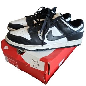 Nike Men's Panda Low Sneakers / Dunk Low Retro White/Black-White
